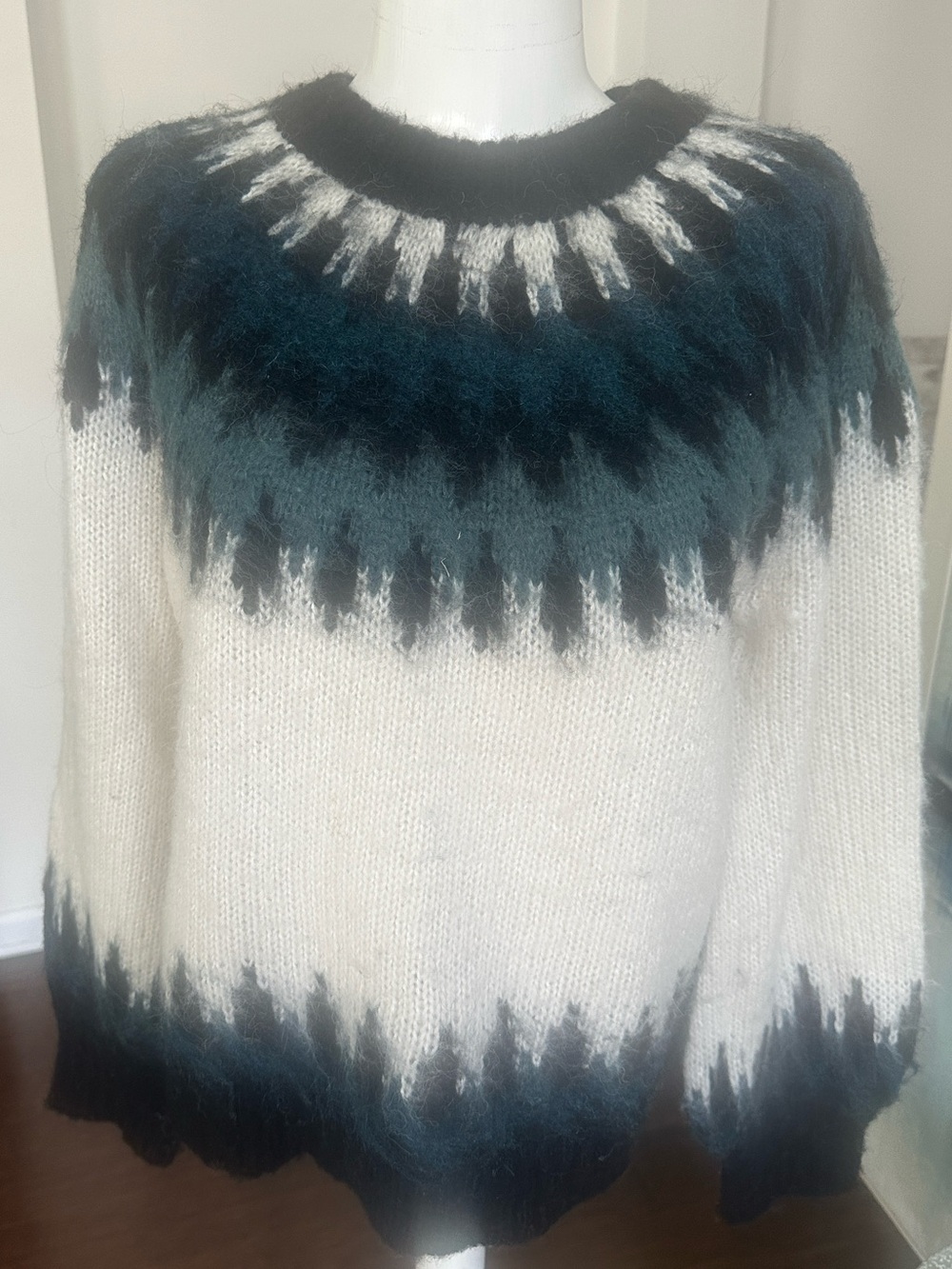 Rebecca Minkoff mohair Fair Isles Sweater S